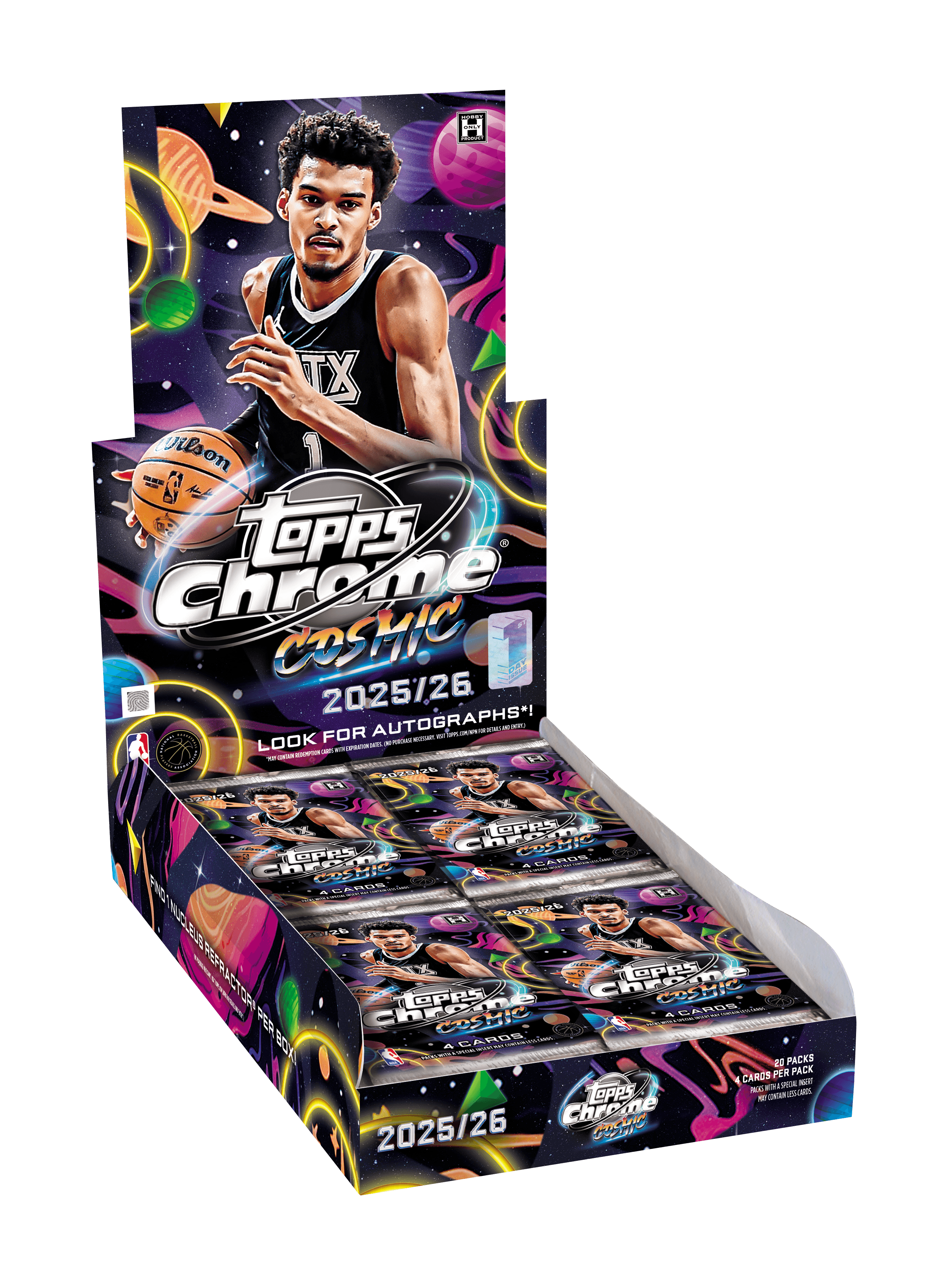 Topps NBA Chrome Cosmic Basketball 25/26 - Hobby Box