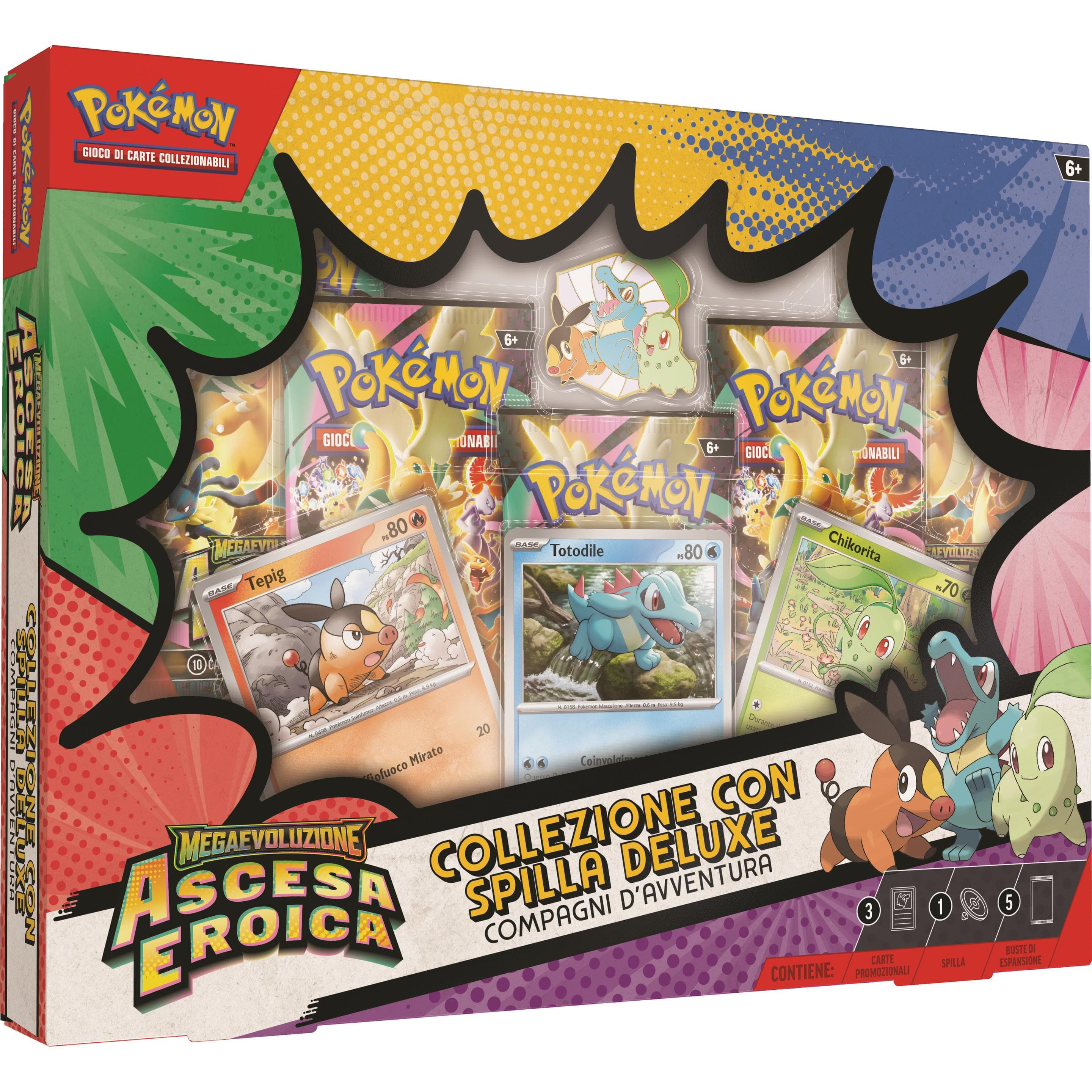 Pokemon M2.5 Collezione Con Spilla DELUXE - COMPAGNI D'AVVENTURA (IT)
