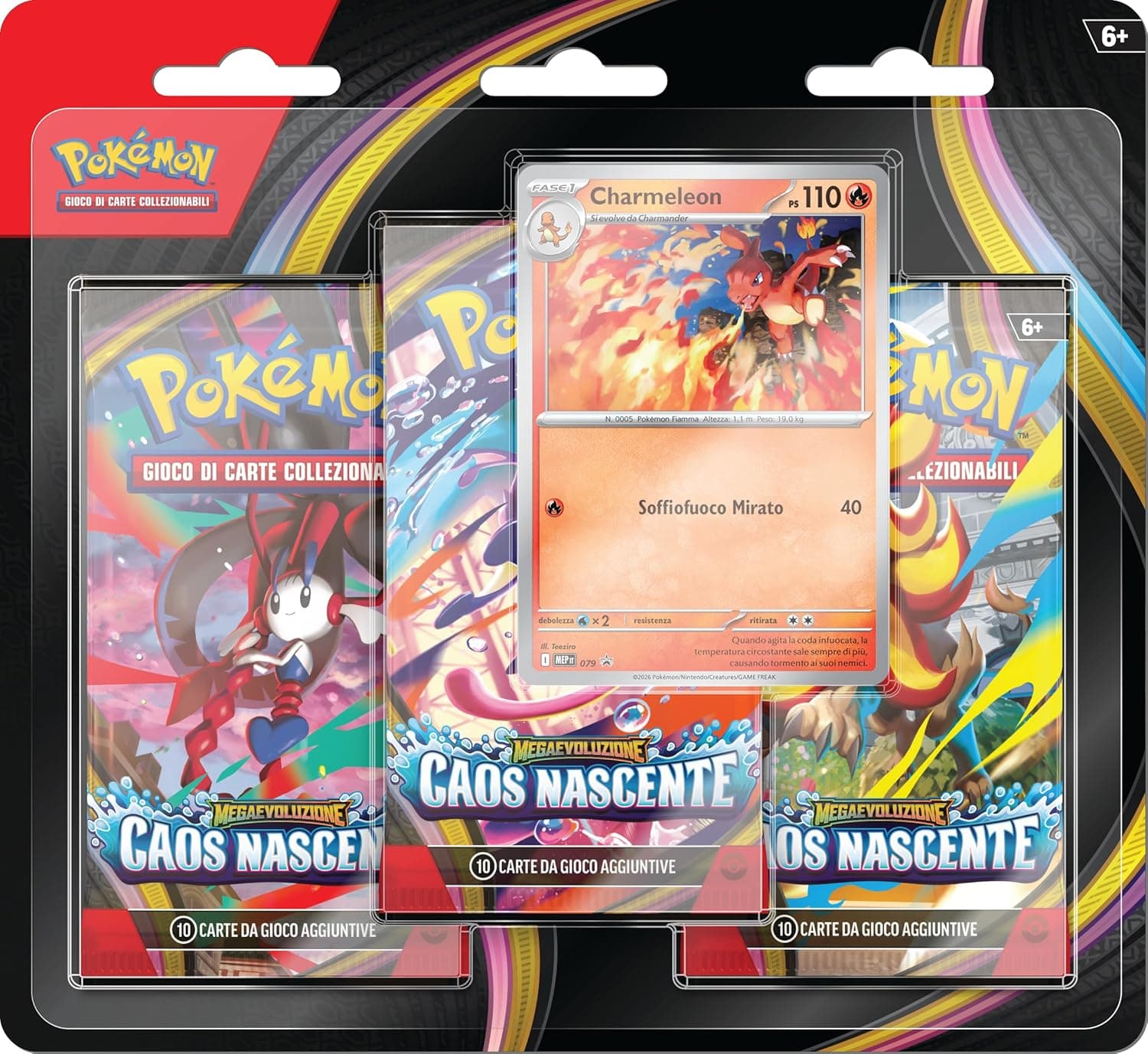 Pokémon – Megaevoluzione Caos Nascente – Blister 3 Pack